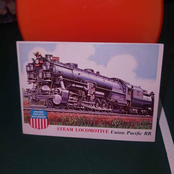 Vintage 1955 Topps Rails and Sails Steam Locomotive #126 - Picture 1 of 6
